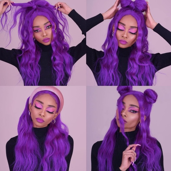 - 💫 Ji 24” WAVE 🌊 PURPLEWAVY LACE FRONT WIG💫 *NEW
